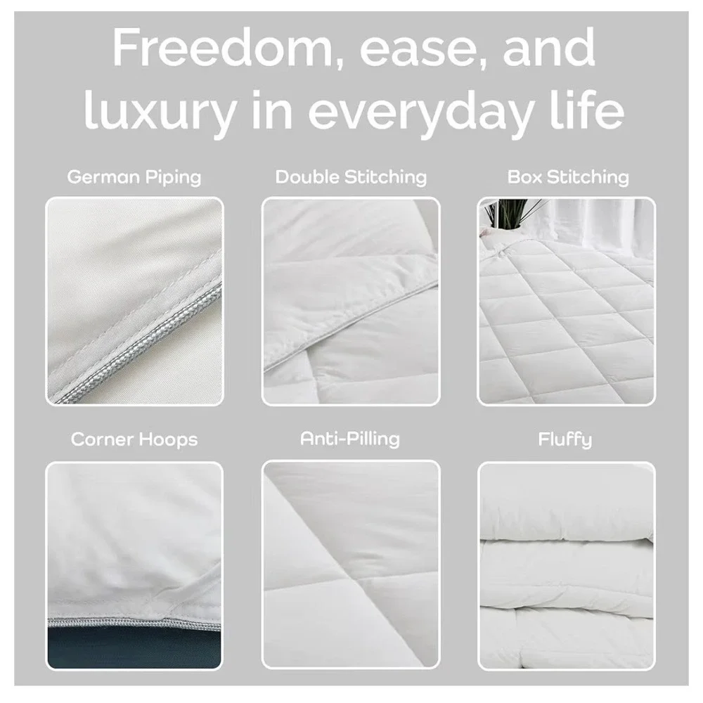 BamTek NWOT Twin/Full‎ Lightweight All Season Bamboo Comforter